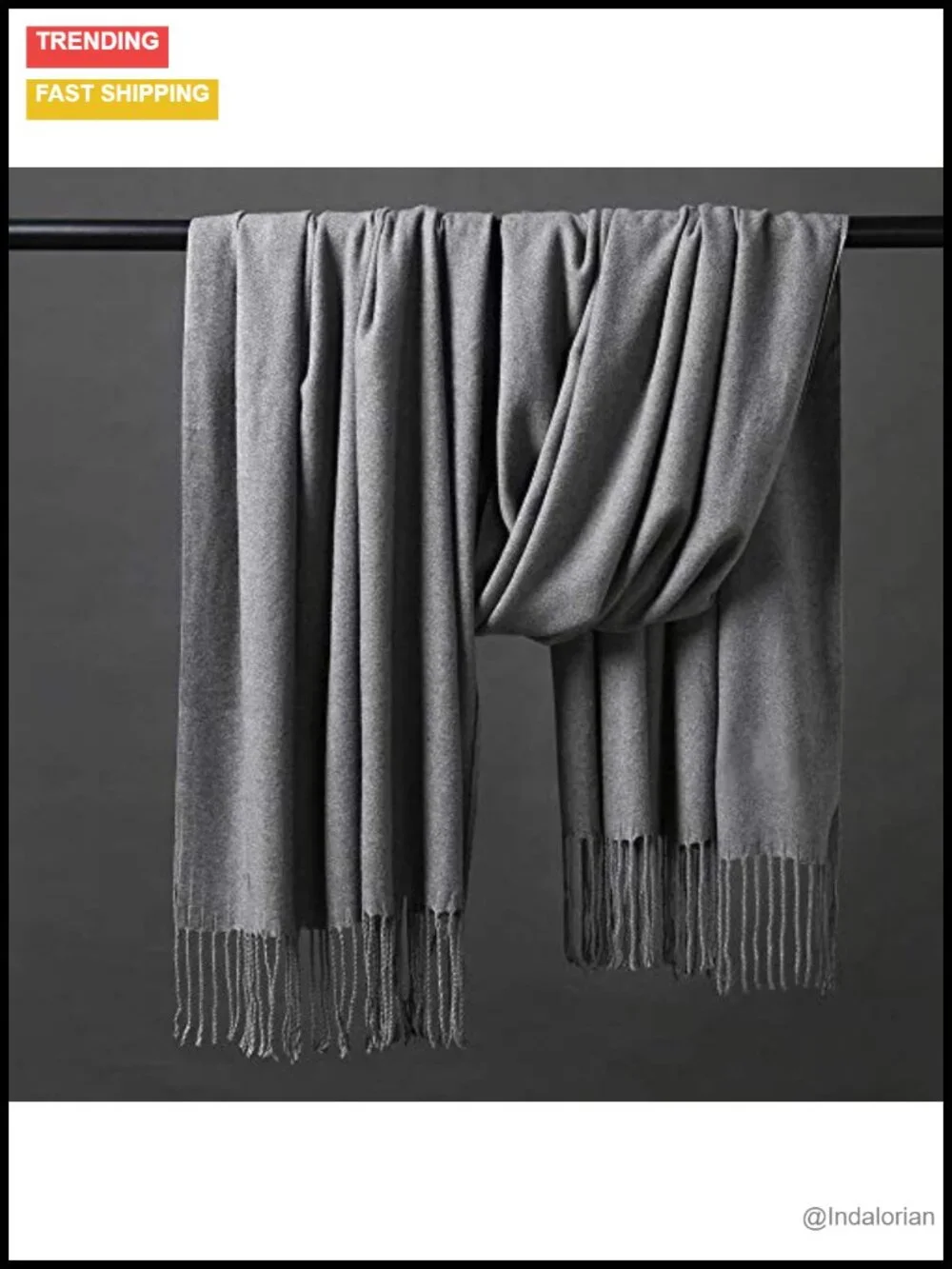 Thick Oversized Pashmina Shawl Wrap Wool Blanket Extra Large Winter Warm Scarf